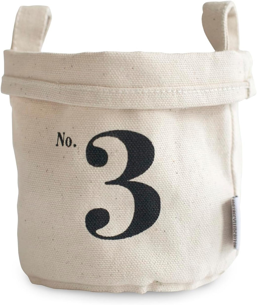 Recycled Canvas Bucket, No. 3, Medium