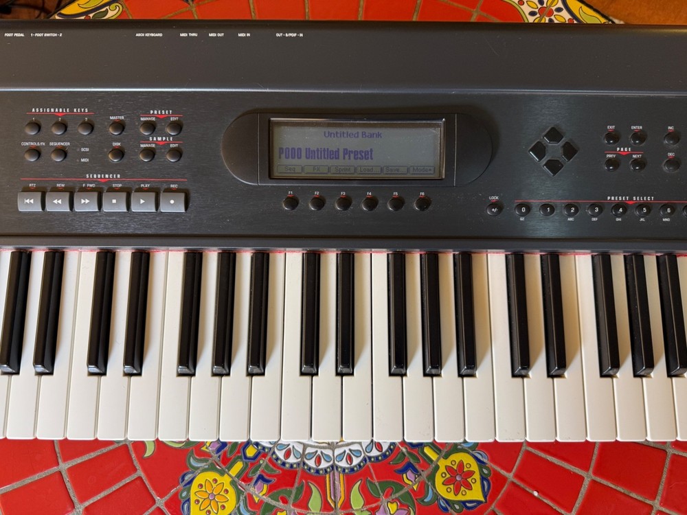 E-MU E4K 76 key Sampler Sequencer Workstation EIV