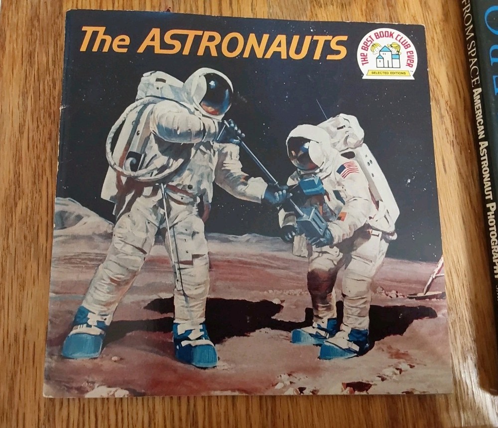 Vintage Space Bundle Books & A Map.