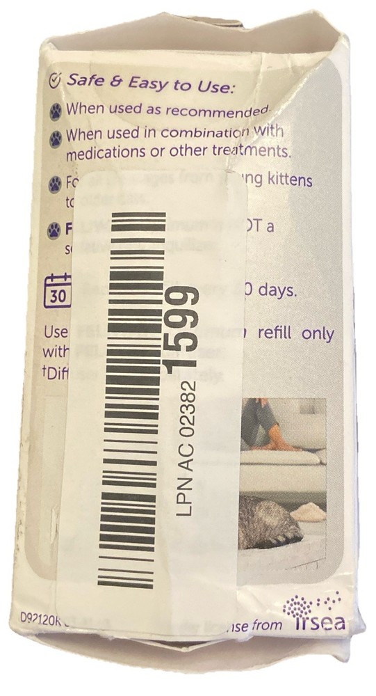 FELIWAY Optimum 30-Day Cat Calming Refill 48ml Pheromone Diffuser