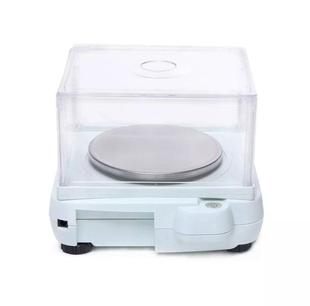 U.S. Solid Analytical Balance Scale 2000g x 0.01g w/ Draft Shield – New Open Box