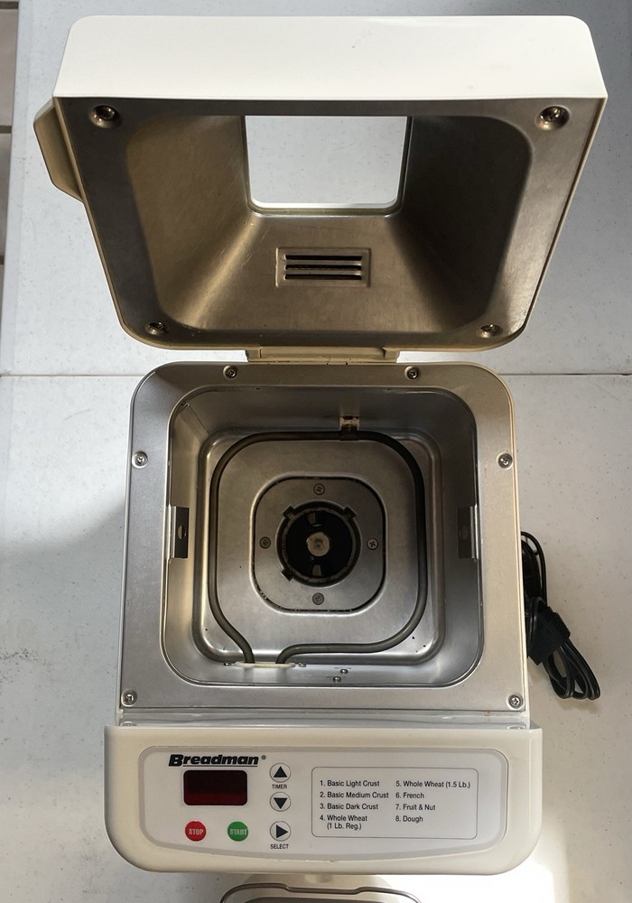 Breadman TR-440 Automatic Bread Maker 1.5 Lb Loaf Homemade Bread Machine