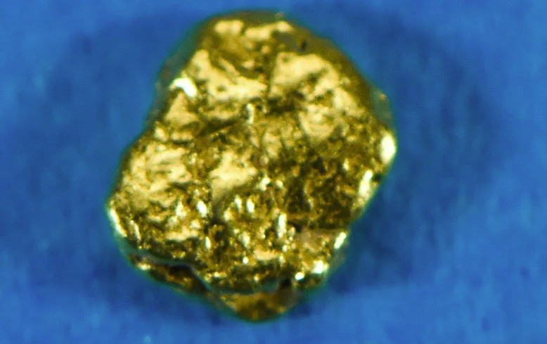 PURE GOLD NUGGET ALASKAN YUKON BC NATURAL SMALL ROCK AUTHENTIC RAW FINE 22k .06g
