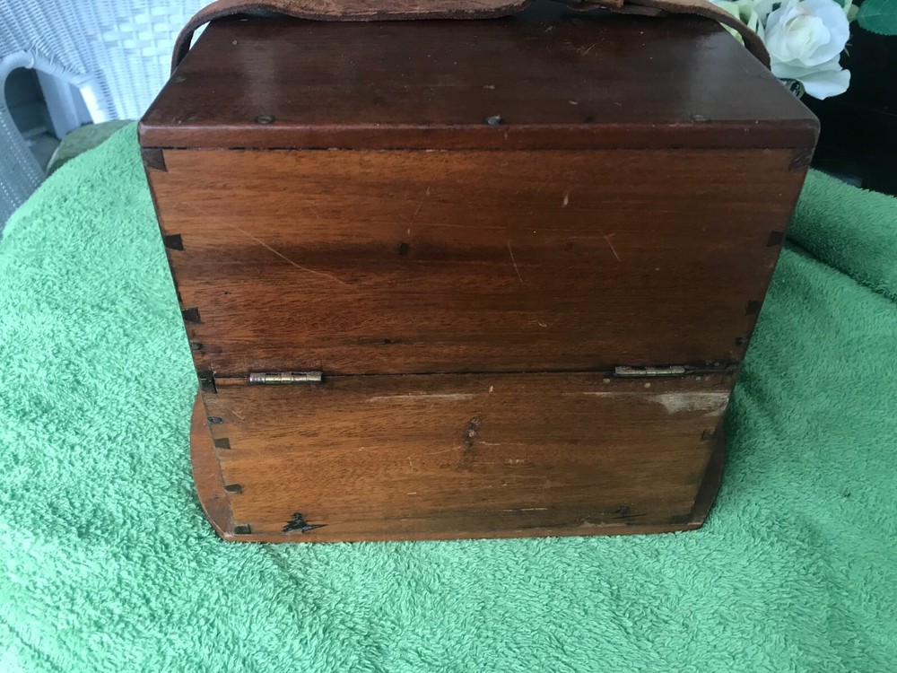 CASE FOR EGGERT NO. 372 CHRONOMETER MAHOGANY OUTER CASE CIRCA 1850