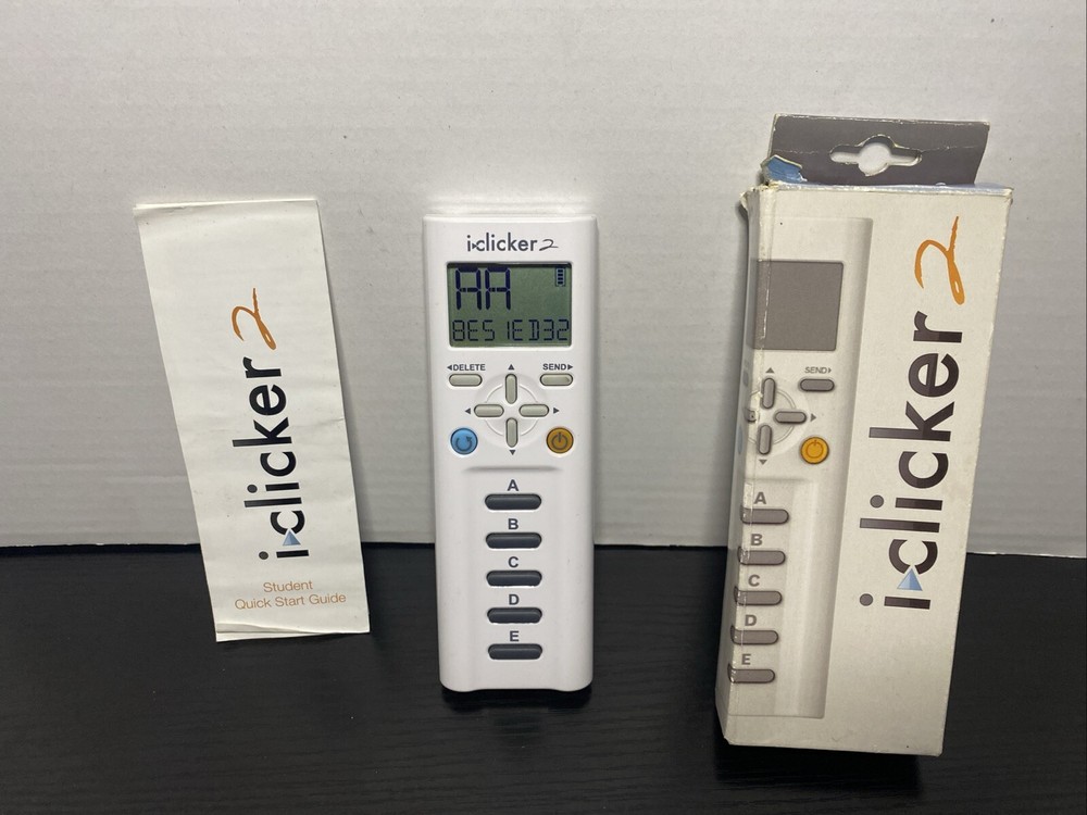iClicker 2 Student Classroom Response Remote Control 2nd Edition / TESTED 🔥