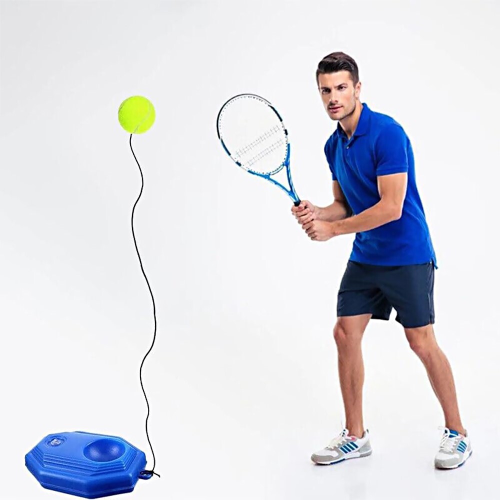 Advanced Robust Easy to Use Tennis Rebound Training Base Device with String Ball