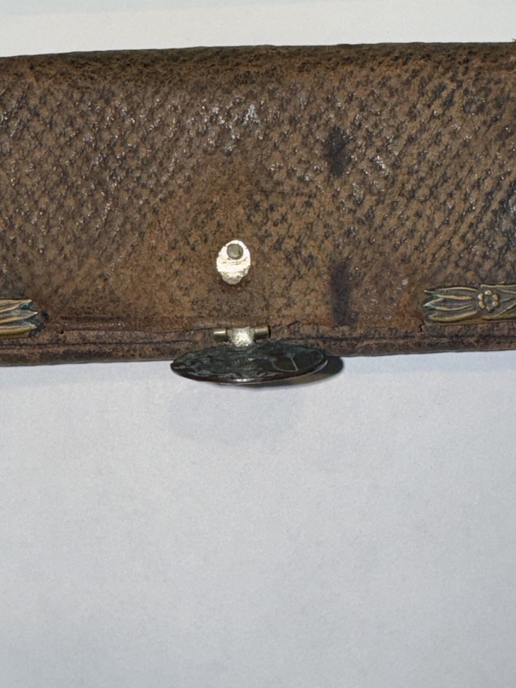 Antique Leather Fly & Leader Wallet