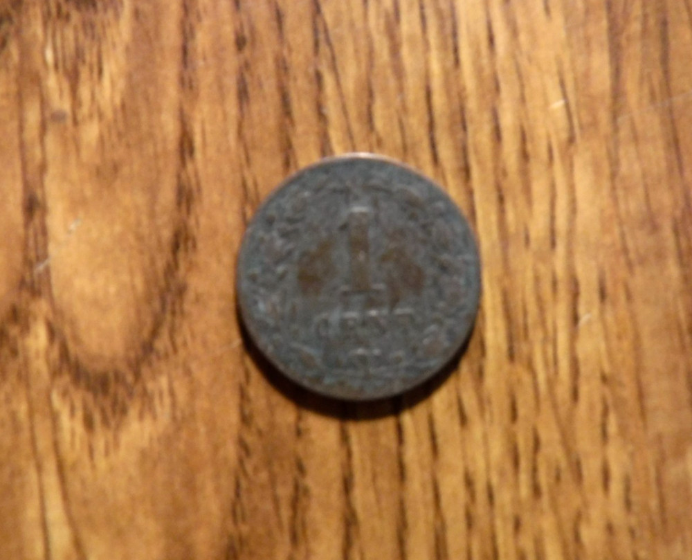 NETHERLANDS 1 CENT 1880 COIN (647)