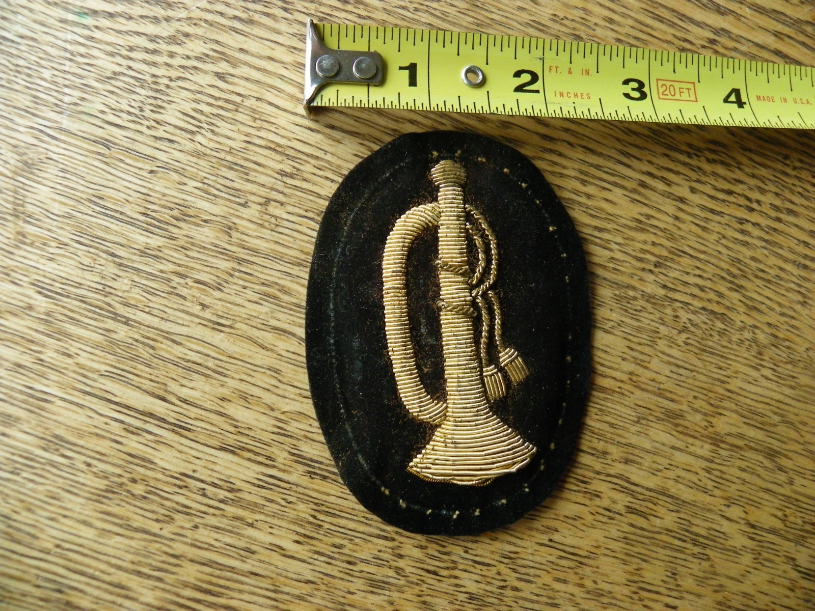 CIVIL WAR ERA MOUNTED RIFLEMANS HAT INSIGNIA