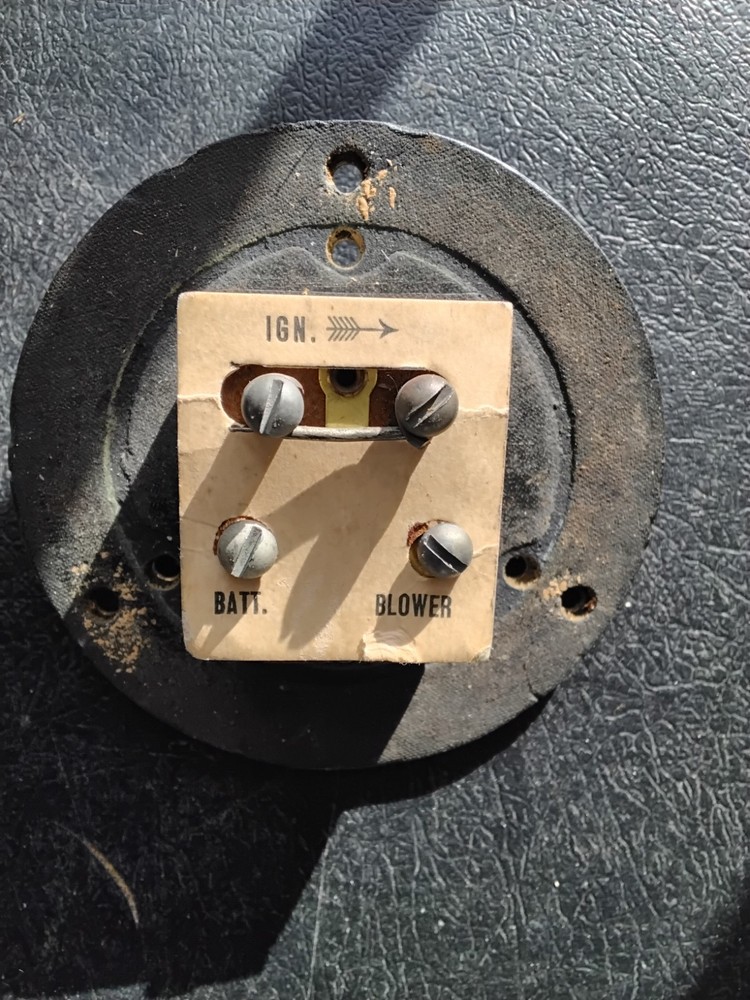 Antique Wilcox Crittenden Ignition Blower Switch.
