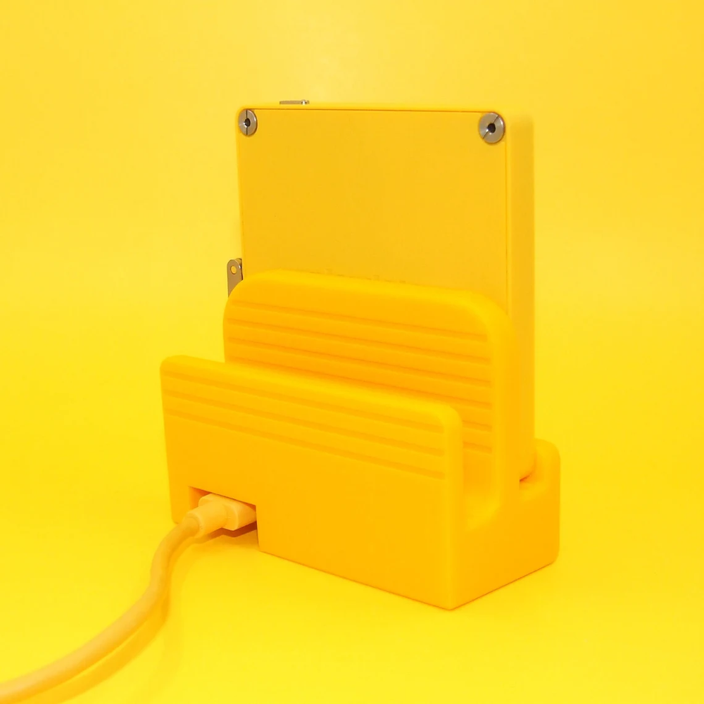 PLAYDATE DOUBLE DATE CHARGING DOCK WITH COVER HOLDER, CUSTOM DESIGNED, PANIC