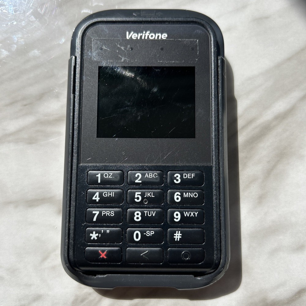 Verifone Unknown model  Black Handheld  Mobile Payment Terminal Device