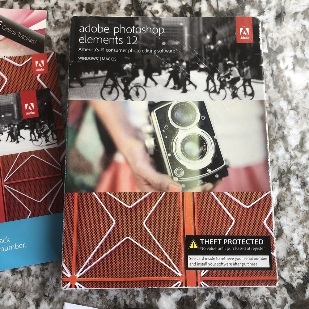Photoshop Elements 12 Mac PC Windows Software w/ Serial Number