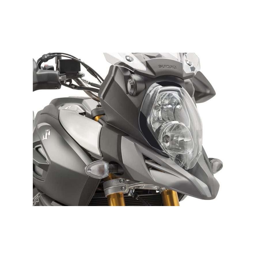 Puig Headlight Protector - Clear, Standard With Mount 8126W