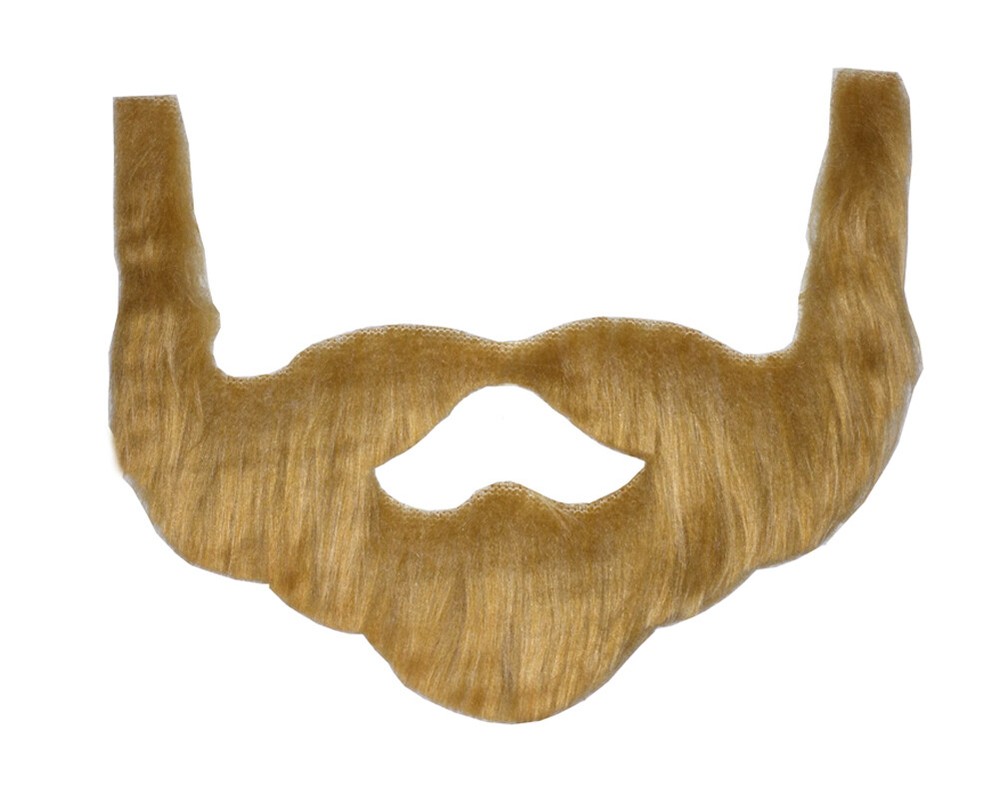 24" Plastic Lumberjack Axe & Brown Beard Costume Set