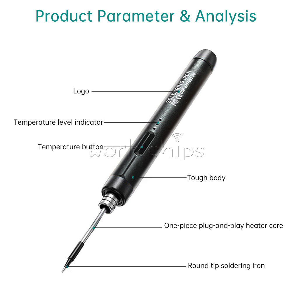 Type-C Wireless Soldering Iron Kit Portable Rechargeable Soldering Iron