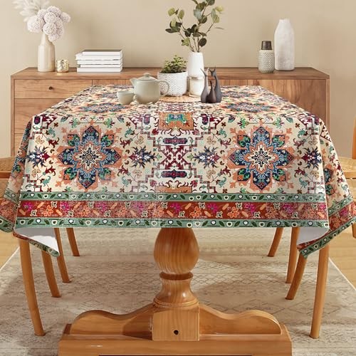 Tablecloth 60x84 Inches Rectangle Fall Rustic 60" x 84" (Rectangular) Boho