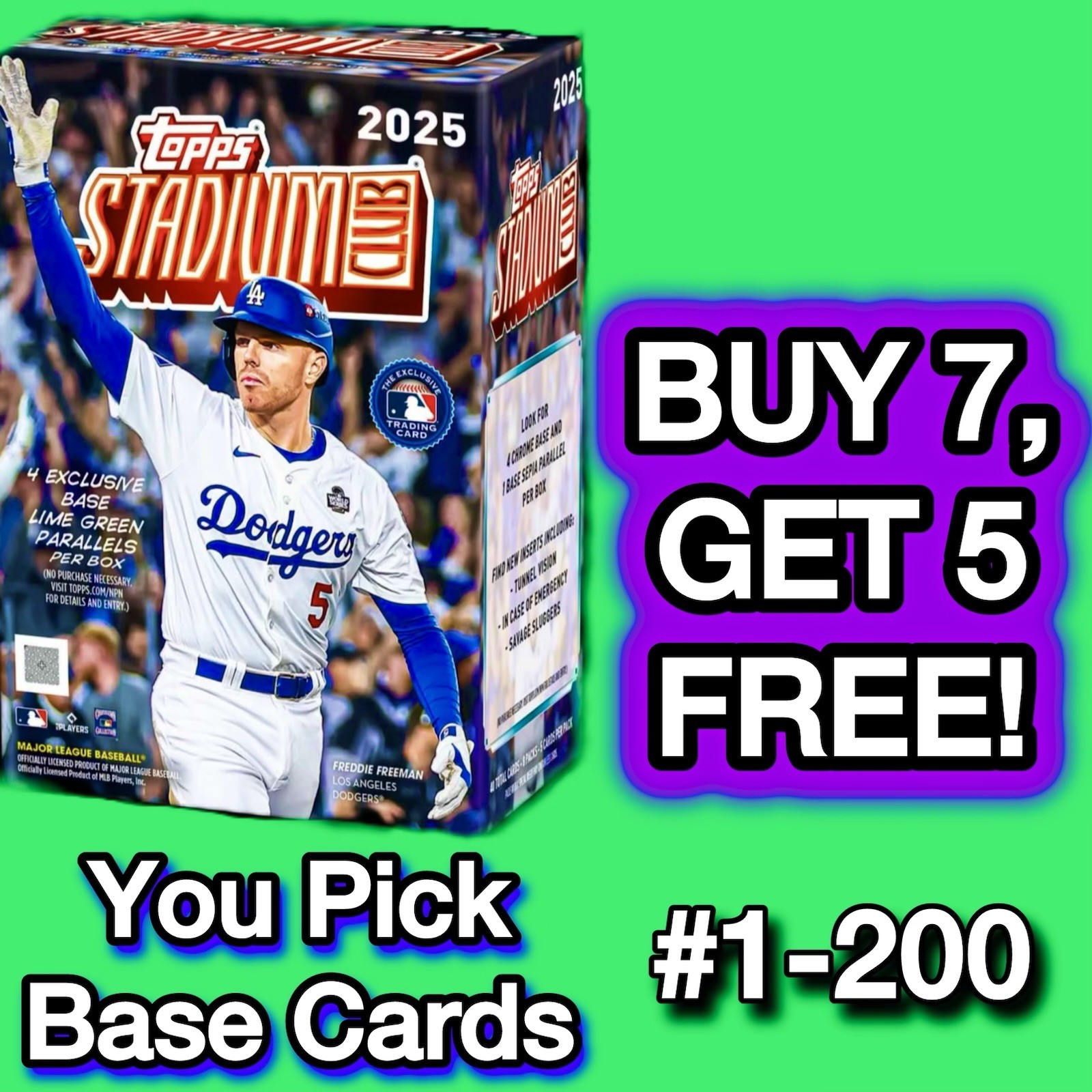 2025 Topps STADIUM CLUB Base Singles Baseball U-PICK! Complete Your Set! 🔥💎🔥