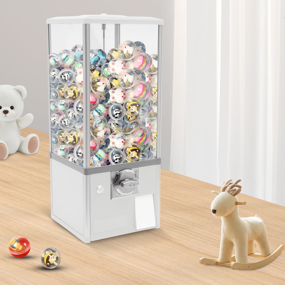 25" White Candy Vending Machine - Durable, Secure, Fun for All Ages