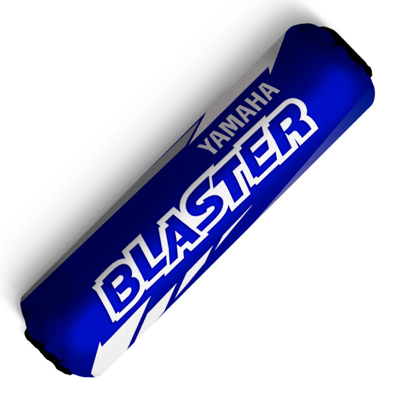 Front+Rear Blue Shock Covers + Brake Pads for Yamaha Blaster YFS 200 (2003-2006)