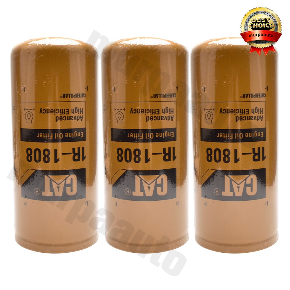 3x Caterpillar CAT 1R-1808 1R1808 Engine Oil Filter 3406 C15 Advanced Efficiency