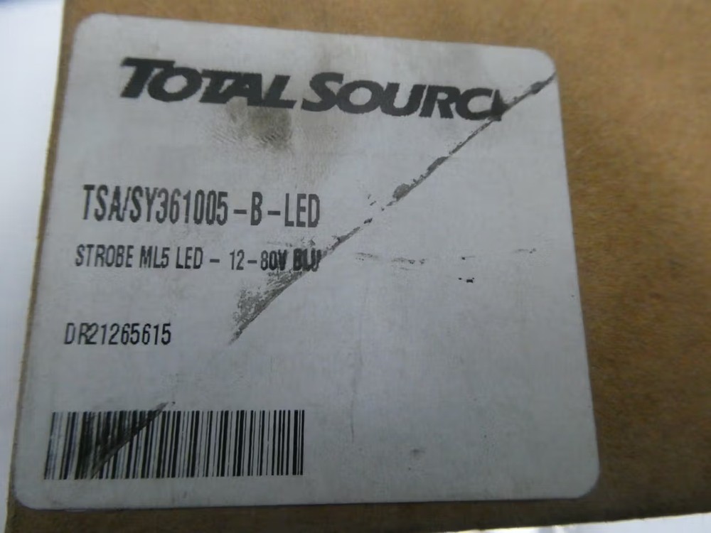Total Source TSA/SY361005-B-LED Strobe Light Blue 12-80v-dc