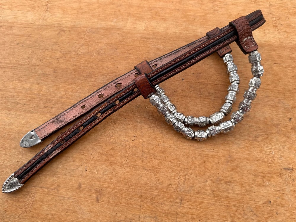 BILLY ROYAL Sterling Silver Plate REPLACEMENT DOUBLE EAR PIECES for Headstall