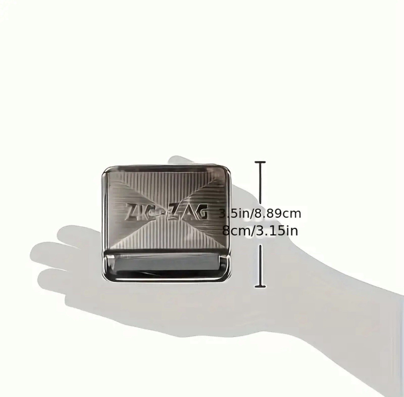 Zig-Zag Metal Cigarette Rolling Machine 70mm Easy Automatic Tobacco Roller