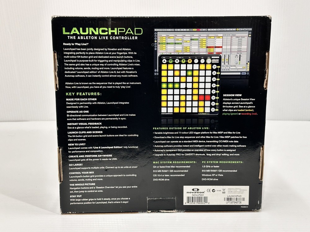 Novation Launchpad USB Ableton Live Controller NOVLPD01