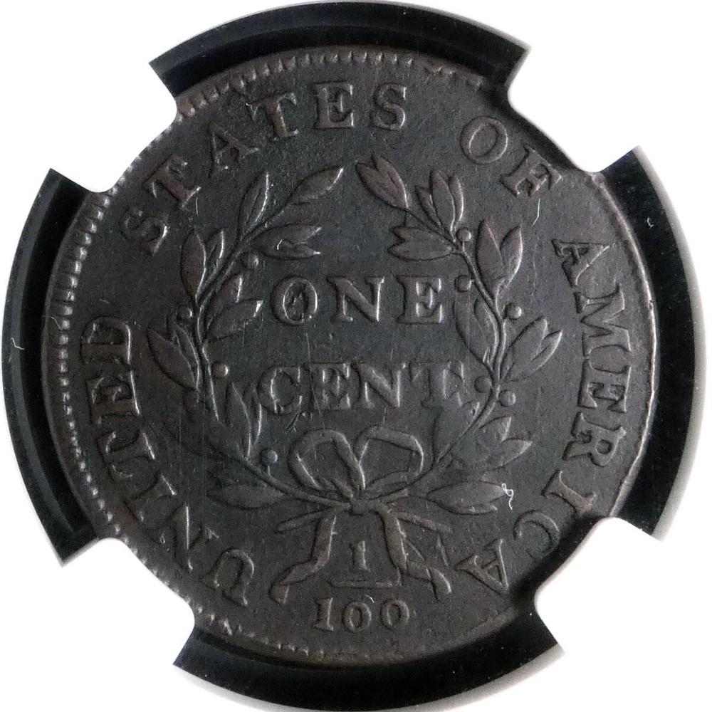 1802 Draped Bust Large Cent. NGC Certified VF Details. #3790