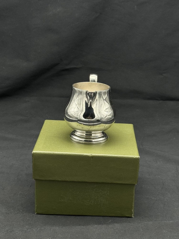Small CHRISTOFLE SILVERPLATE CREAMER w/ Box