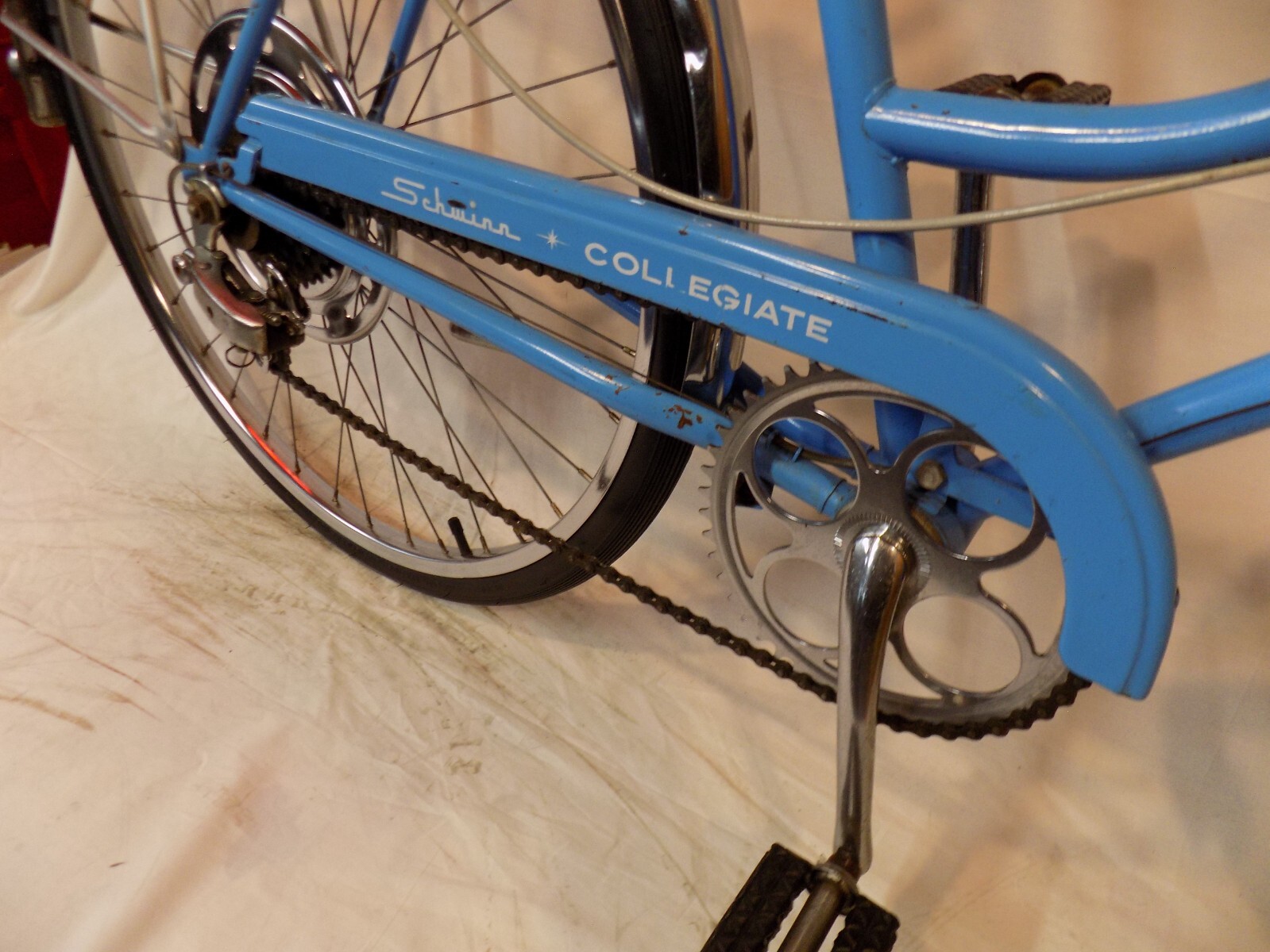 1974 SCHWINN COLLEGIATE 5-SPEED OPAQUE BLUE CRUISER BIKE SPEEDSTER BREEZE RACER