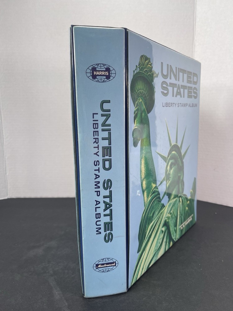 Vintage Collection Of Over 630 Stamps In United States Liberty Stamp Album