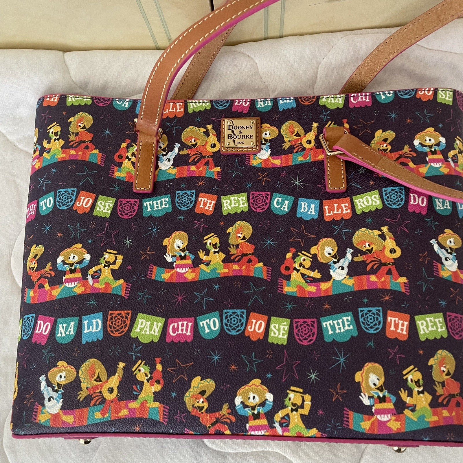 Disney Dooney&Bourke 3 Caballeros Tote -NWT