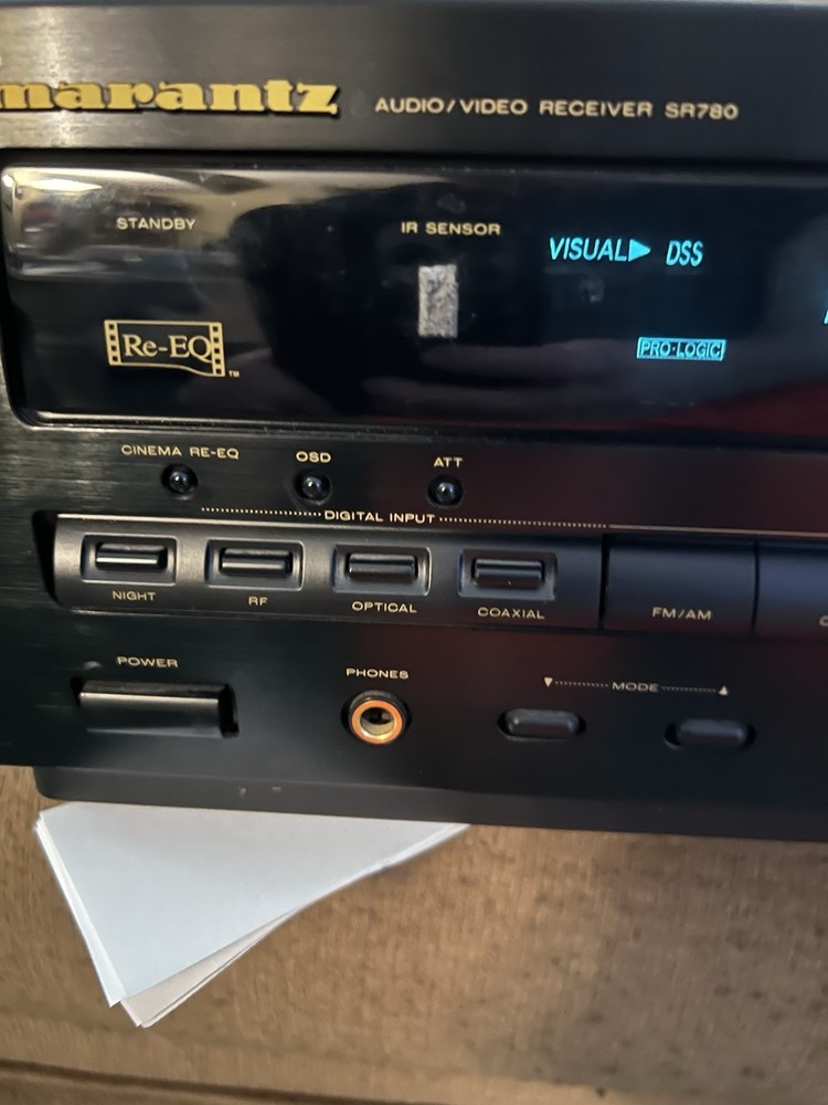 MARANTZ SR 780 Five Channel Surround Receiver-NOT WORKING VOLUME DIAL ISSUES