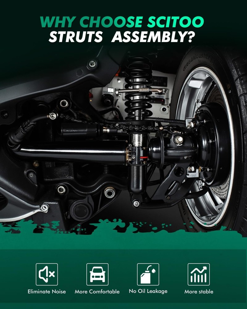 SCITOO Front Pair Strut & Spring Complete Assembly Compatible with 1998-2003 ...