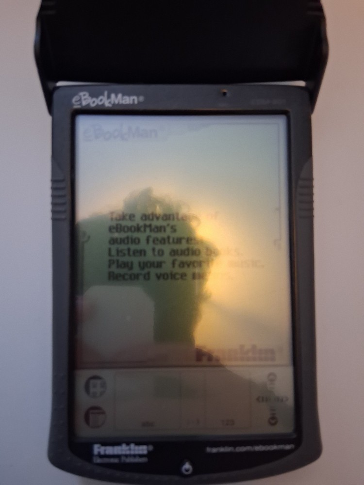 Vintage Franklin eBookman E Reader Electronics Handheld Tested and Working