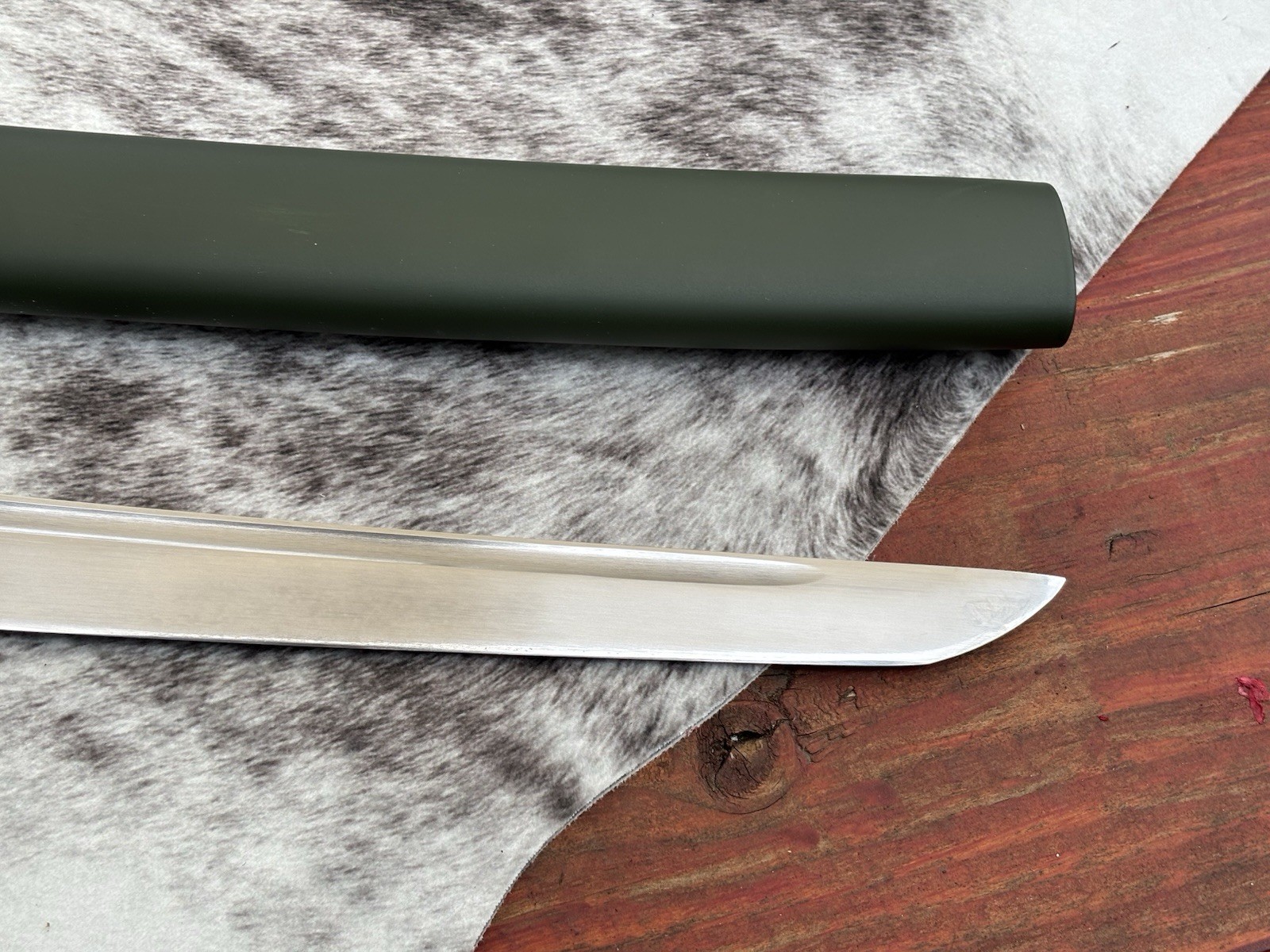 41” Extreme Katana Modern Futuristic Precision Forged Rubber Handle 6mm Thick XL