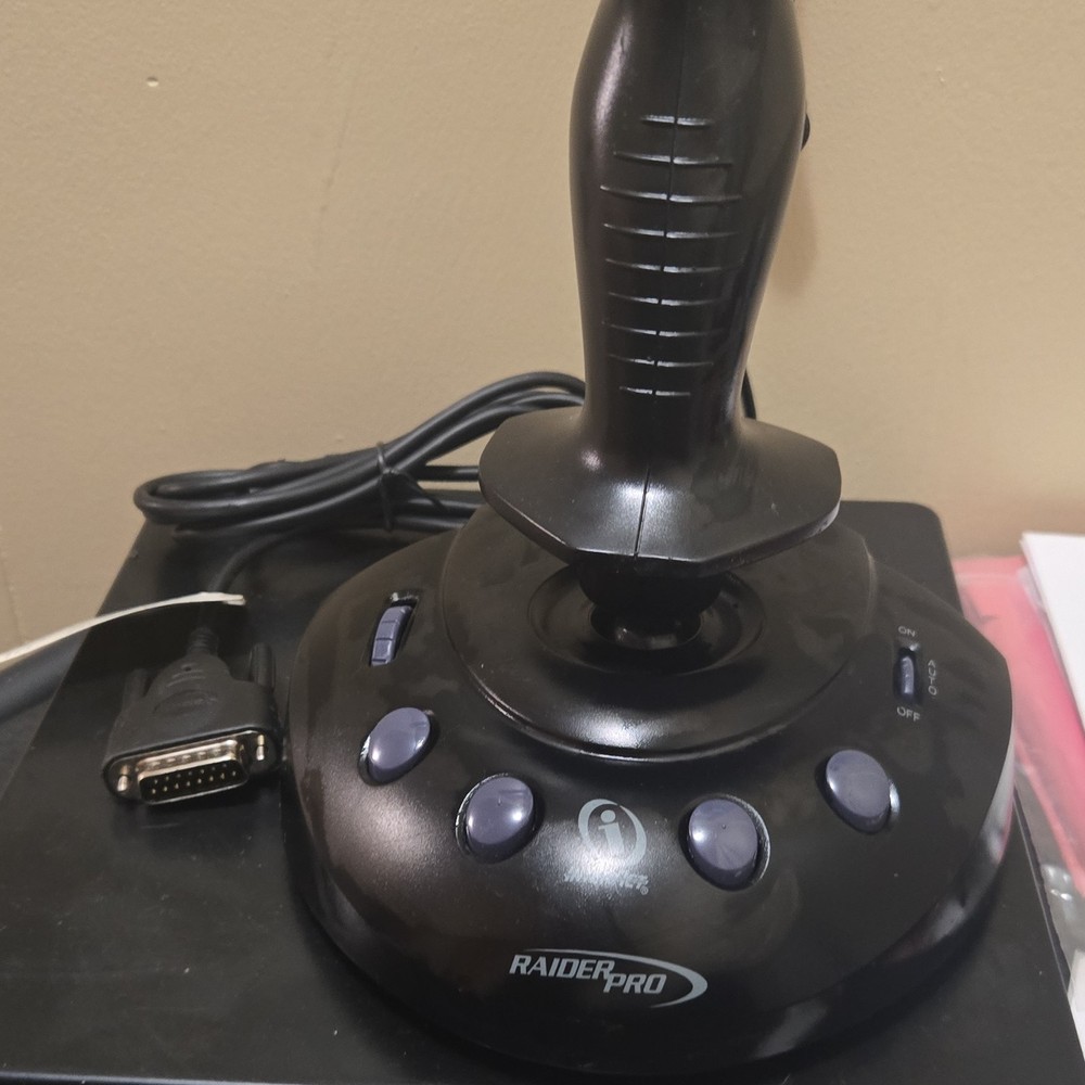 Interact RaiderPro P-210SM Wired Gameport Joystick Black PC Controller