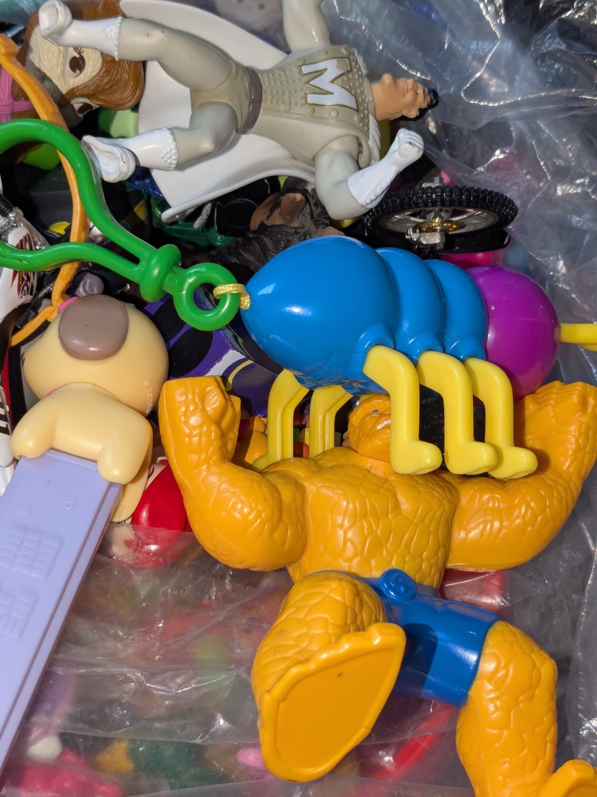 Bulk Kids Toy Figures Lot Mixed Characters Animals Dolls Dragons Toy Box