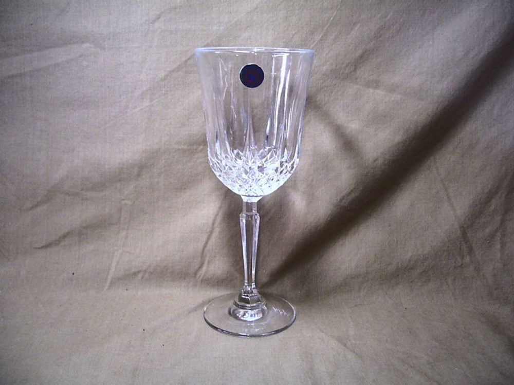 Toscany/St. George Crystal  Elite Pattern Water Goblet 8"