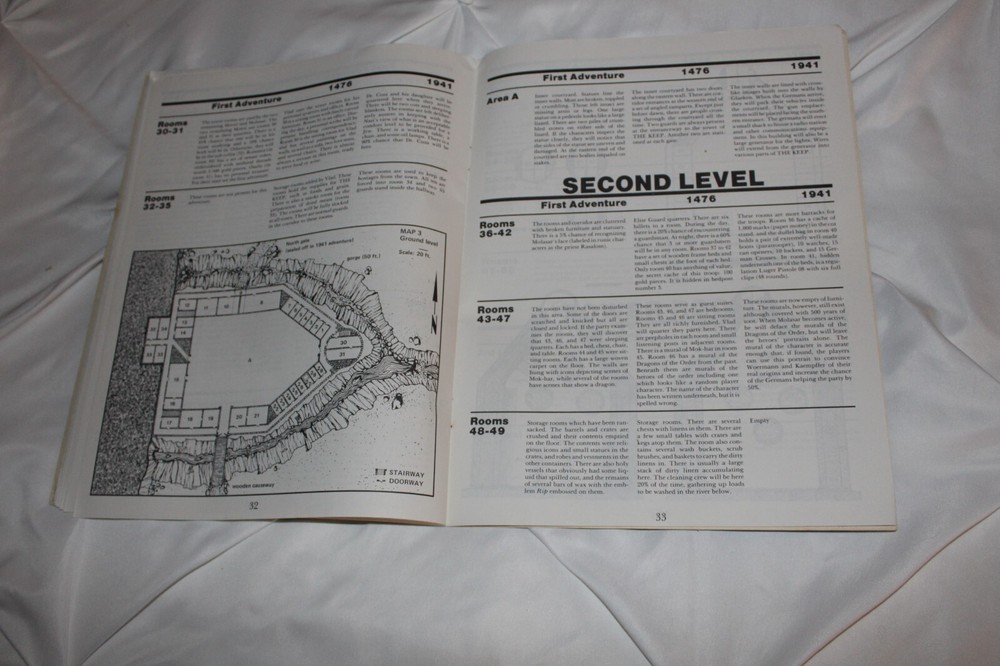 The Keep, Role Aids Module, Based on F. Paul Wilson novel, AD&D module