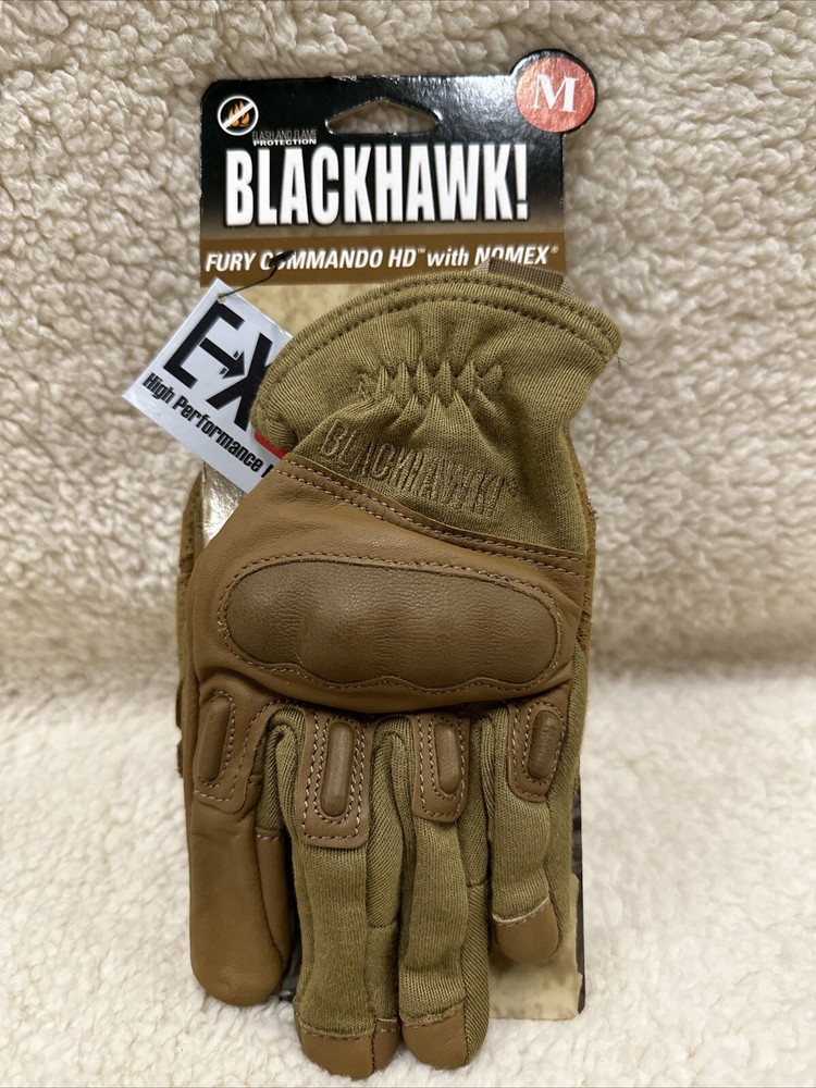 Blackhawk Fury Commando HD Fire Resistant FROG Nomex Combat Assault Gloves M