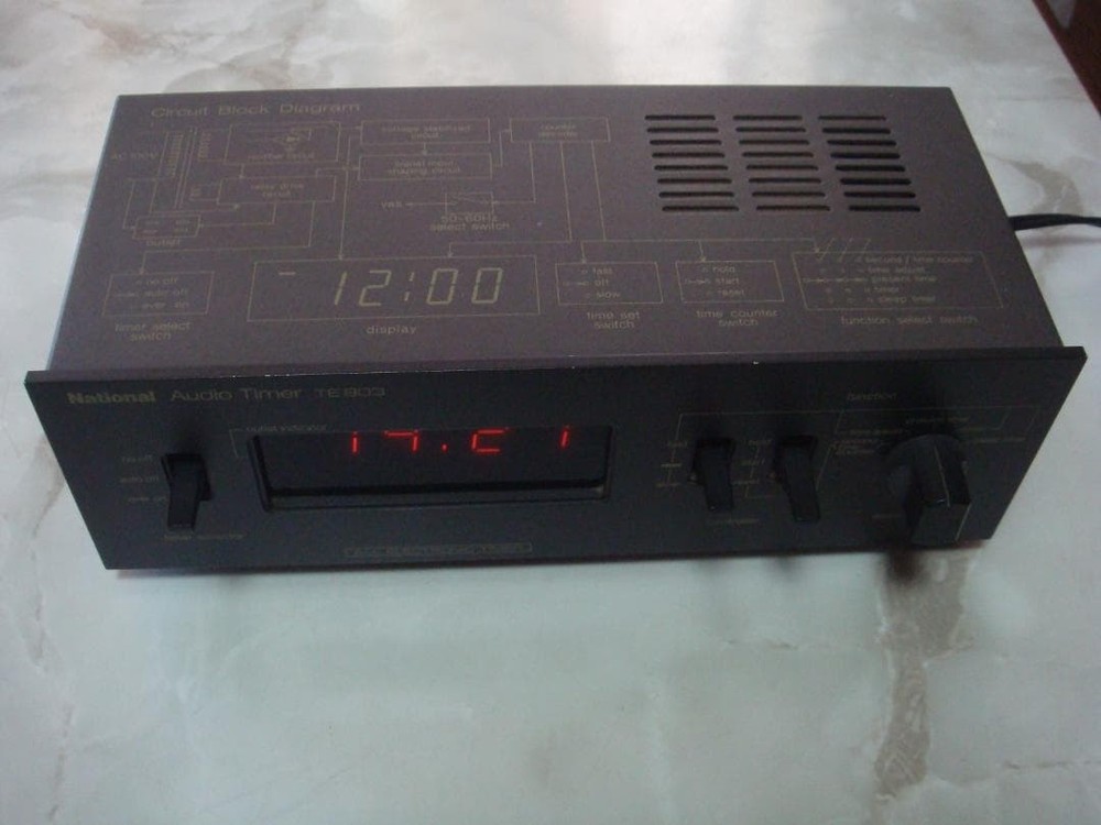 National Audio Timer Te903 Vintage Analog Timer Working Condition Audio