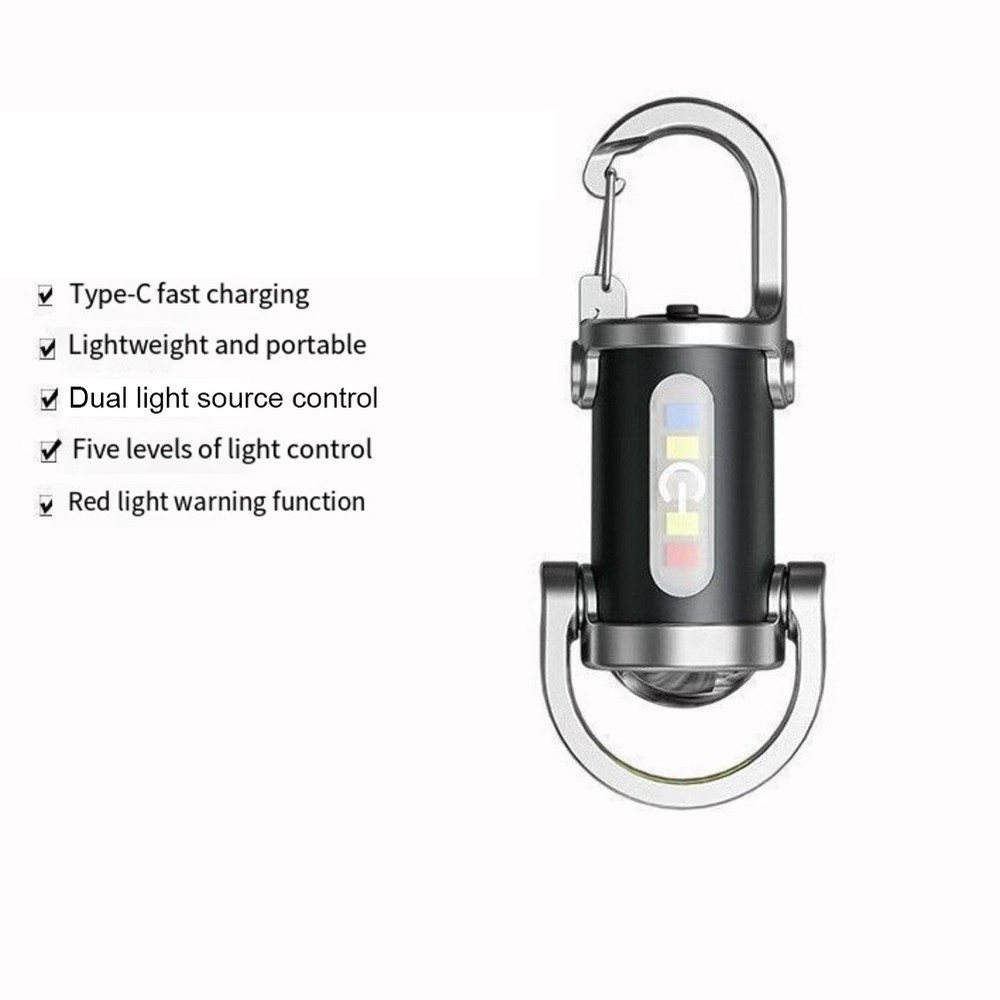 Keychain Flashlight With Function For Day Trips And Adventures New