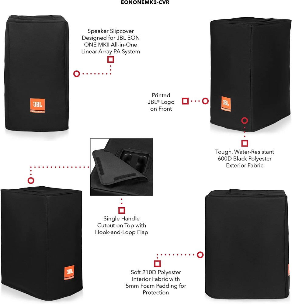 JBL Speaker Slipcover Designed for EON MKII All-in-One Linear Array PA System