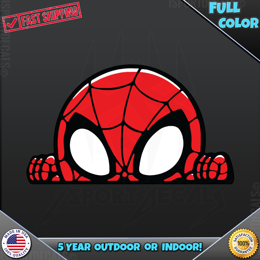 Spider Man Peeking Peek Peekabo Peekers VINYL DECAL STICKER 230