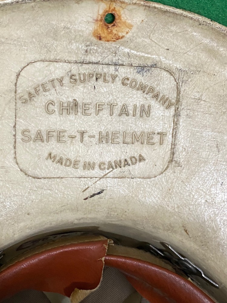 Vintage Chieftain Safe-T-Helmet Fireman Helmet___PLEASE READ!!!!