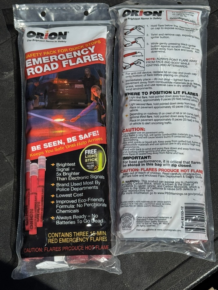 Emergency Road Flares