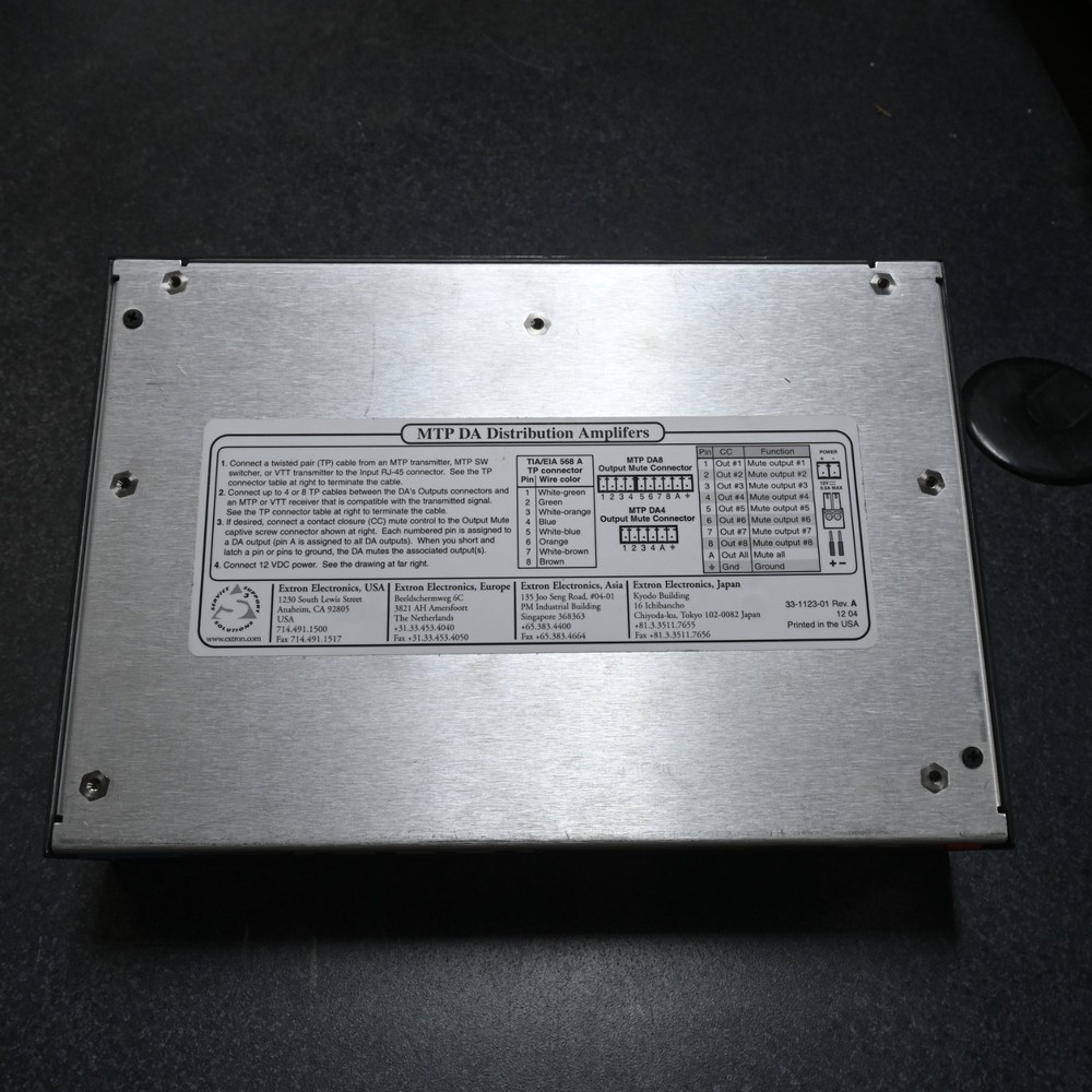 Extron MTP DA4 MTP DA Distribution Amplifier FREE SHIPPING